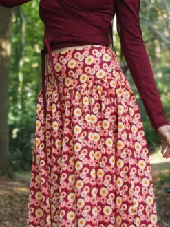 The TwoSisters Ibiza|Gypsy-The Graces rok Print Roze (ook Extra Breed)