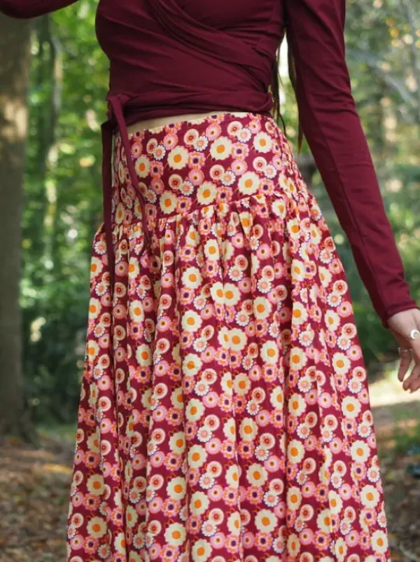 The TwoSisters Ibiza|Gypsy-The Graces rok Print Roze (ook Extra Breed)