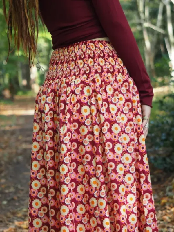 The TwoSisters Ibiza|Gypsy-The Graces rok Print Roze (ook Extra Breed)