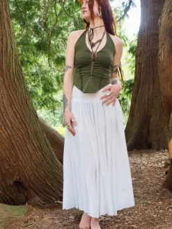 The TwoSisters Ibiza|Gypsy-The Graces rok Wit (ook Extra Breed)
