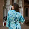 The TwoSisters Kaftan-Tree kimono Blauw
