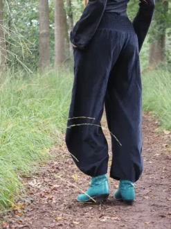 The TwoSisters Broeken|Broeken En Legging-Uma Broek Rib Zwart