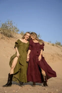 The TwoSisters Plus Size|Zwangerschapsjurk-Vaiana Zomerjurk Olijf