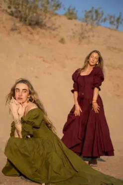 The TwoSisters Plus Size|Zwangerschapsjurk-Vaiana Zomerjurk Olijf