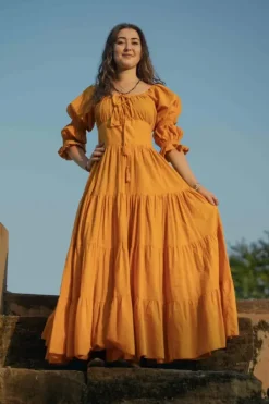 The TwoSisters Plus Size|Zwangerschapsjurk-Vaiana Zomerjurk Zonnebloemgeel