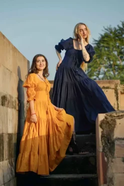 The TwoSisters Plus Size|Zwangerschapsjurk-Vaiana Zomerjurk Zonnebloemgeel