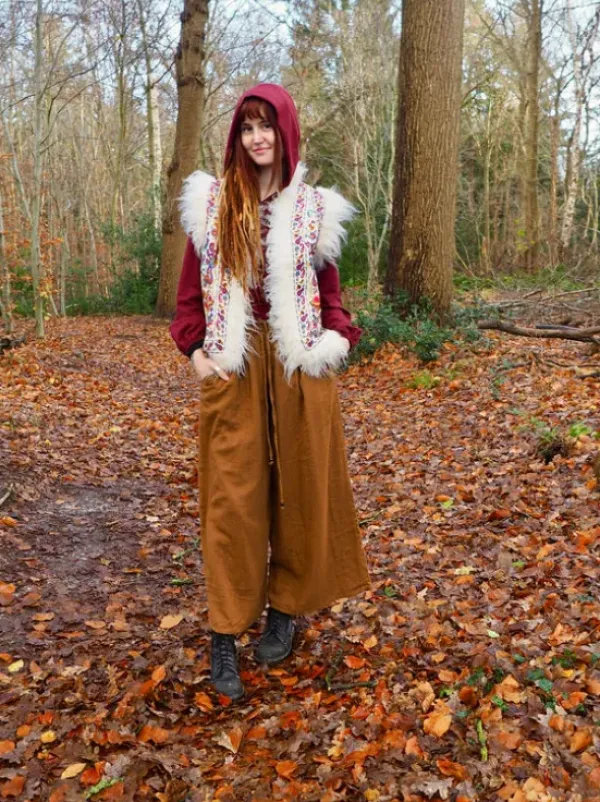The TwoSisters Patchwork Jassen|Patchwork Jassen-Vintage Hippie Bodywarmer/ Gilet