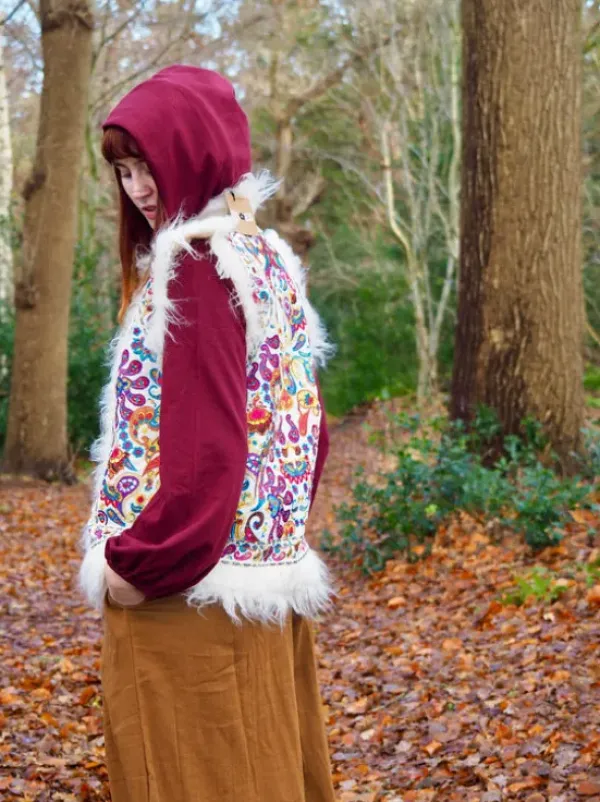 The TwoSisters Patchwork Jassen|Patchwork Jassen-Vintage Hippie Bodywarmer/ Gilet