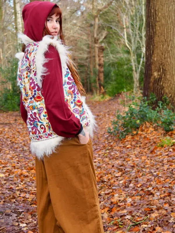 The TwoSisters Patchwork Jassen|Patchwork Jassen-Vintage Hippie Bodywarmer/ Gilet