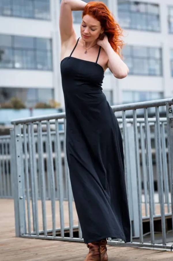 The TwoSisters Gypsy|Zomer-Vivien Strapless Dress Zwart