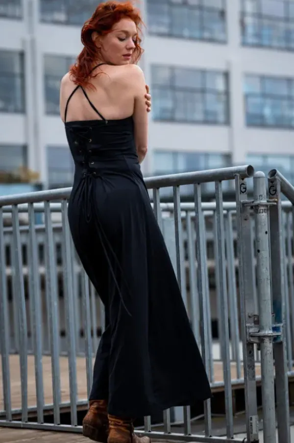 The TwoSisters Gypsy|Zomer-Vivien Strapless Dress Zwart