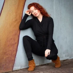 The TwoSisters Broeken|Broeken En Legging-Zen Pant Zwart