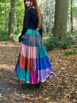 The TwoSisters Plus Size|Zijden Rokken-Zijden Gypsy Rok 407