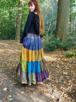 The TwoSisters Plus Size|Zijden Rokken-Zijden Gypsy Rok 404