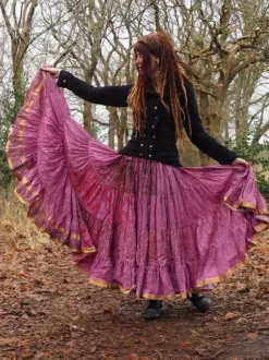 The TwoSisters Plus Size|Zijden Rokken-Zijden Gypsy Rok 225