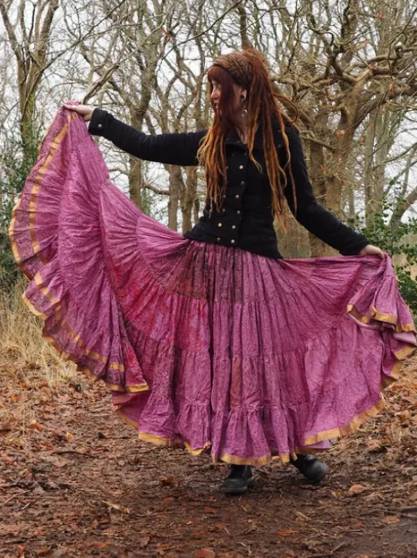 The TwoSisters Plus Size|Zijden Rokken-Zijden Gypsy Rok 225