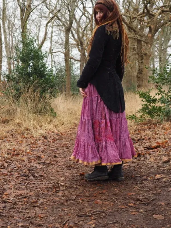 The TwoSisters Plus Size|Zijden Rokken-Zijden Gypsy Rok 225