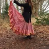 The TwoSisters Plus Size|Zijden Rokken-Zijden Gypsy Rok 218