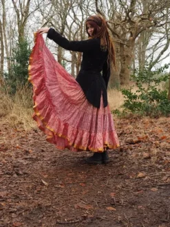 The TwoSisters Plus Size|Zijden Rokken-Zijden Gypsy Rok 218