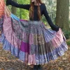 The TwoSisters Plus Size|Zijden Rokken-Zijden Gypsy Rok 430