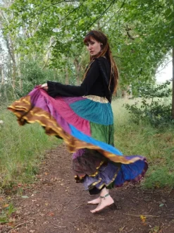 The TwoSisters Plus Size|Zijden Rokken-Zijden Gypsy Rok 442