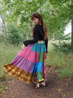 The TwoSisters Plus Size|Zijden Rokken-Zijden Gypsy Rok 442