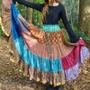 The TwoSisters Plus Size|Zijden Rokken-Zijden Gypsy Rok 397