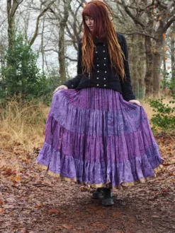 The TwoSisters Plus Size|Zijden Rokken-Zijden Gypsy Rok 262