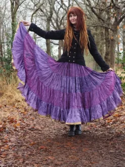 The TwoSisters Plus Size|Zijden Rokken-Zijden Gypsy Rok 262