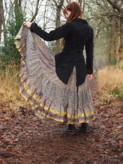 The TwoSisters Plus Size|Zijden Rokken-Zijden Gypsy Rok 269