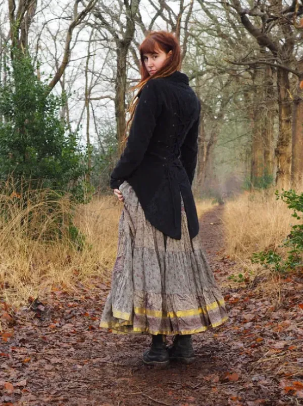 The TwoSisters Plus Size|Zijden Rokken-Zijden Gypsy Rok 269