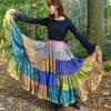 The TwoSisters Plus Size|Zijden Rokken-Zijden Gypsy Rok 405