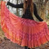 The TwoSisters Plus Size|Zijden Rokken-Zijden Gypsy Rok 270