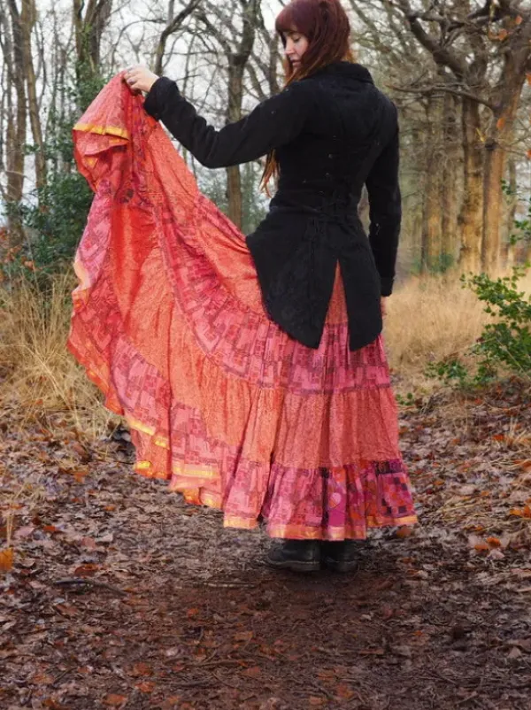 The TwoSisters Plus Size|Zijden Rokken-Zijden Gypsy Rok 270