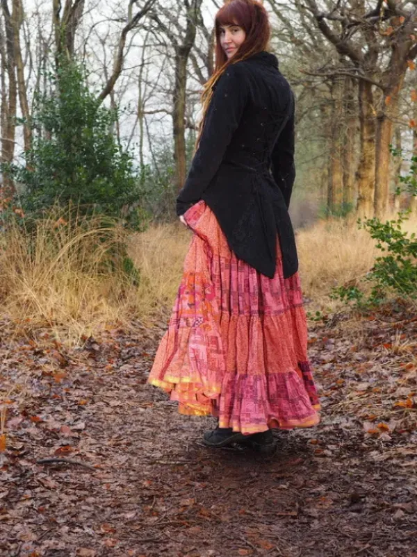The TwoSisters Plus Size|Zijden Rokken-Zijden Gypsy Rok 270