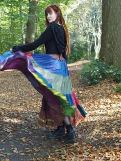 The TwoSisters Plus Size|Zijden Rokken-Zijden Gypsy Rok 422
