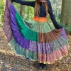 The TwoSisters Zijden Rokken|Plus Size-Zijden Gypsy Rok 406