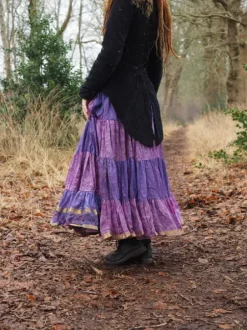The TwoSisters Plus Size|Zijden Rokken-Zijden Gypsy Rok 227