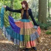 The TwoSisters Plus Size|Zijden Rokken-Zijden Gypsy Rok 408