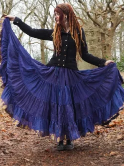 The TwoSisters Plus Size|Zijden Rokken-Zijden Gypsy Rok 224