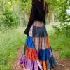 The TwoSisters Plus Size|Zijden Rokken-Zijden Gypsy Rok 338