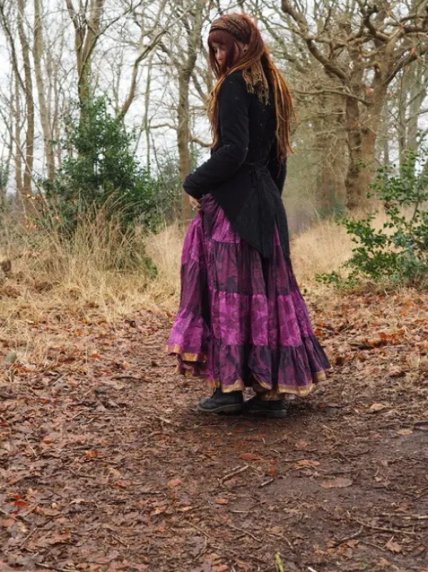 The TwoSisters Plus Size|Zijden Rokken-Zijden Gypsy Rok 222