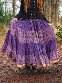 The TwoSisters Plus Size|Zijden Rokken-Zijden Gypsy Rok 280