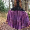 The TwoSisters Zijden Rokken|Plus Size-Zijden Gypsy Rok 263