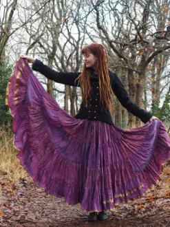The TwoSisters Zijden Rokken|Plus Size-Zijden Gypsy Rok 263