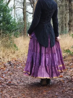 The TwoSisters Zijden Rokken|Plus Size-Zijden Gypsy Rok 263