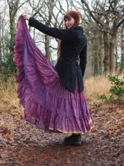 The TwoSisters Zijden Rokken|Plus Size-Zijden Gypsy Rok 263