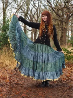 The TwoSisters Plus Size|Zijden Rokken-Zijden Gypsy Rok 260