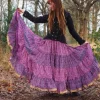 The TwoSisters Plus Size|Zijden Rokken-Zijden Gypsy Rok 276