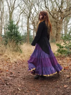 The TwoSisters Plus Size|Zijden Rokken-Zijden Gypsy Rok 216